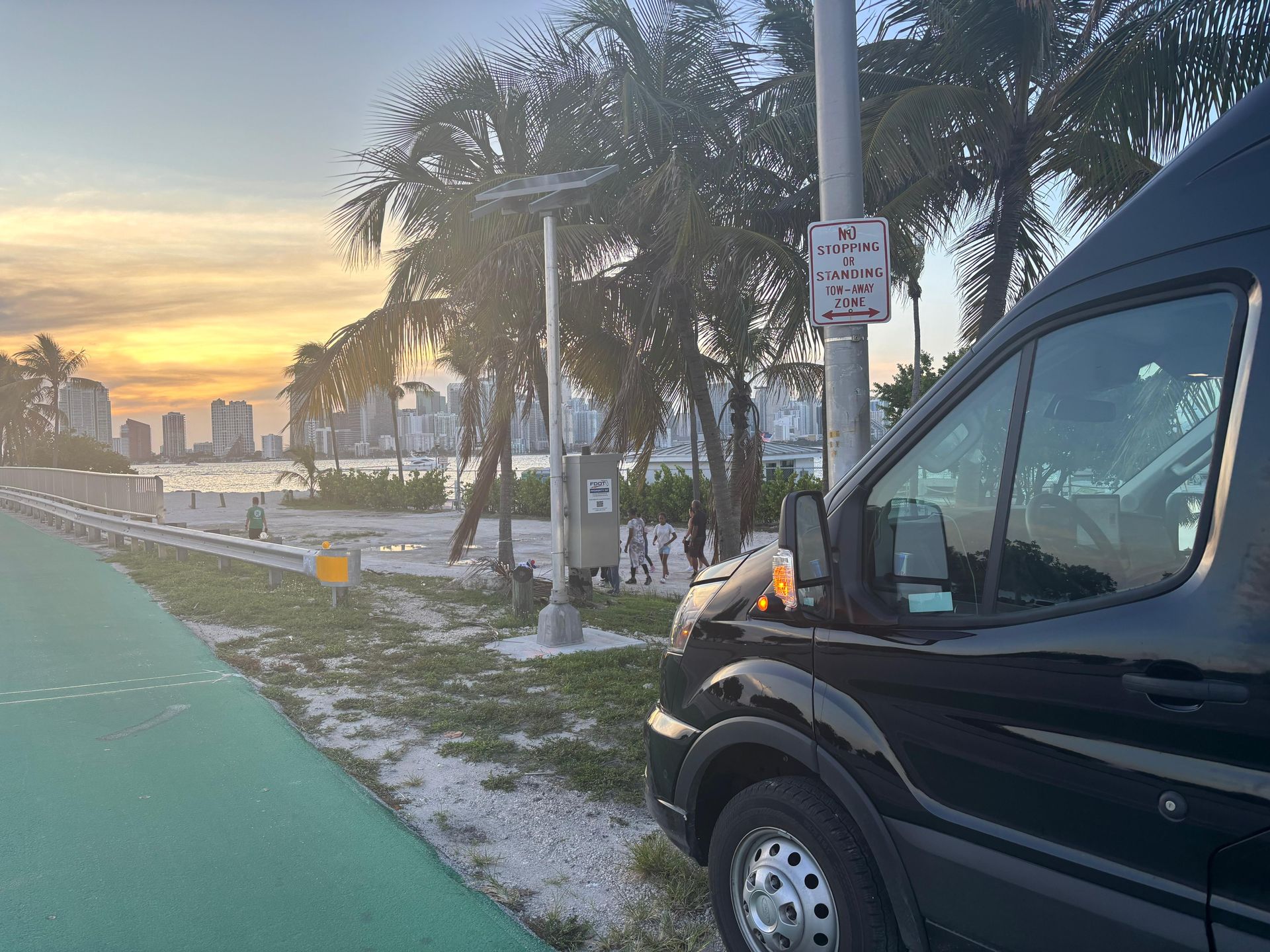 Only Miami Bus tour during the Sunset in Miami