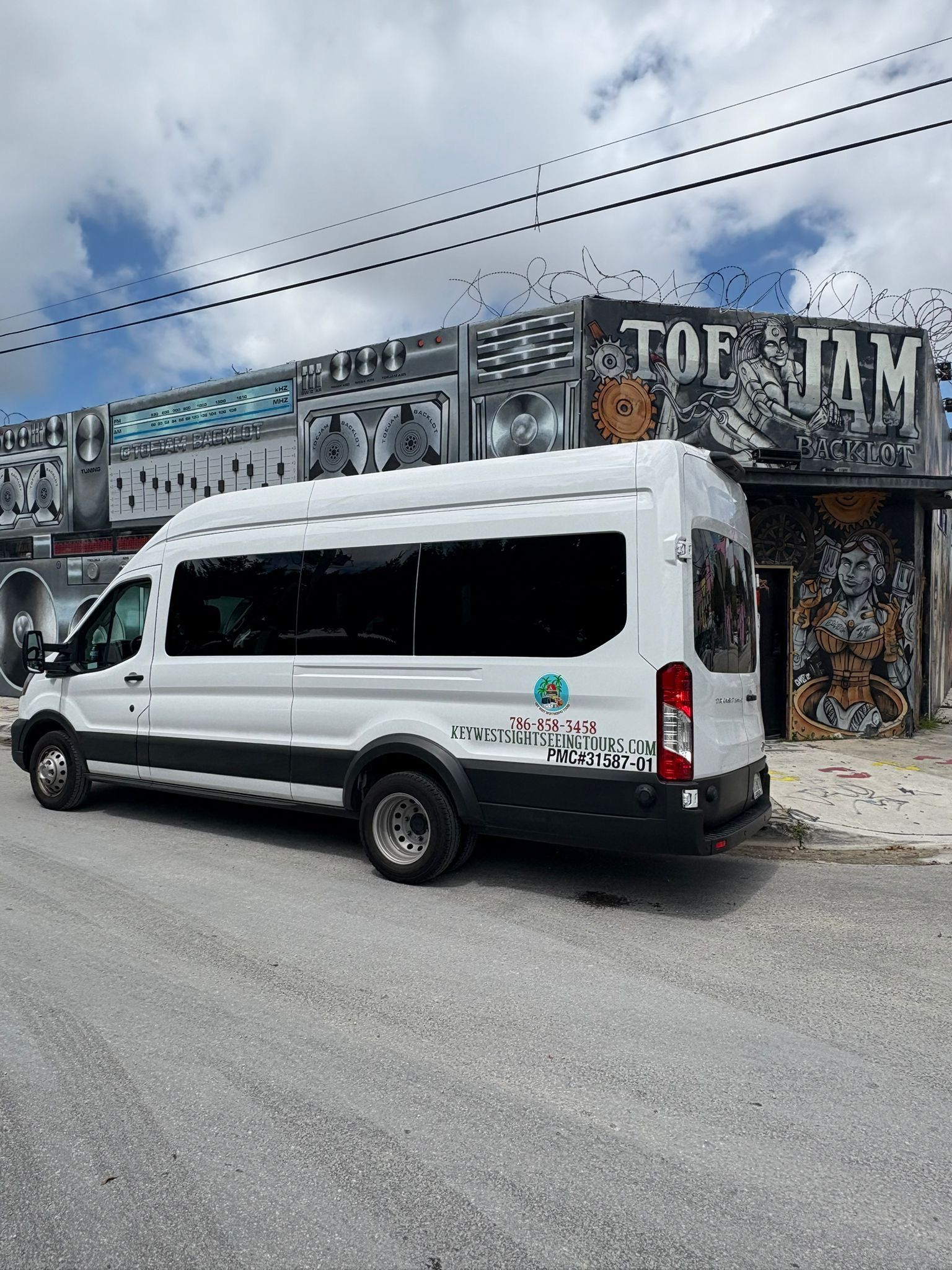 Miami Tour Bus Route Map in Wynwood Walls