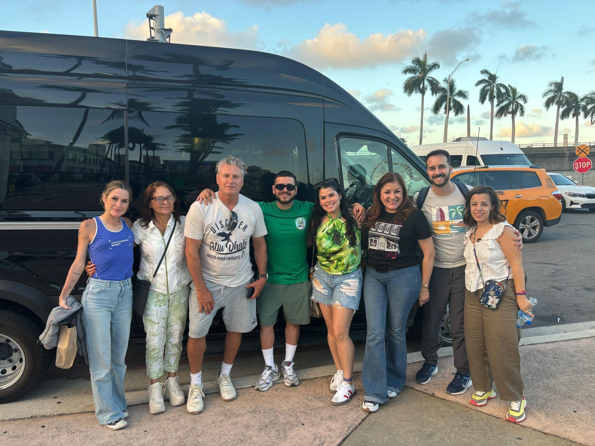 Sightseeing bus in Downtown Miami
