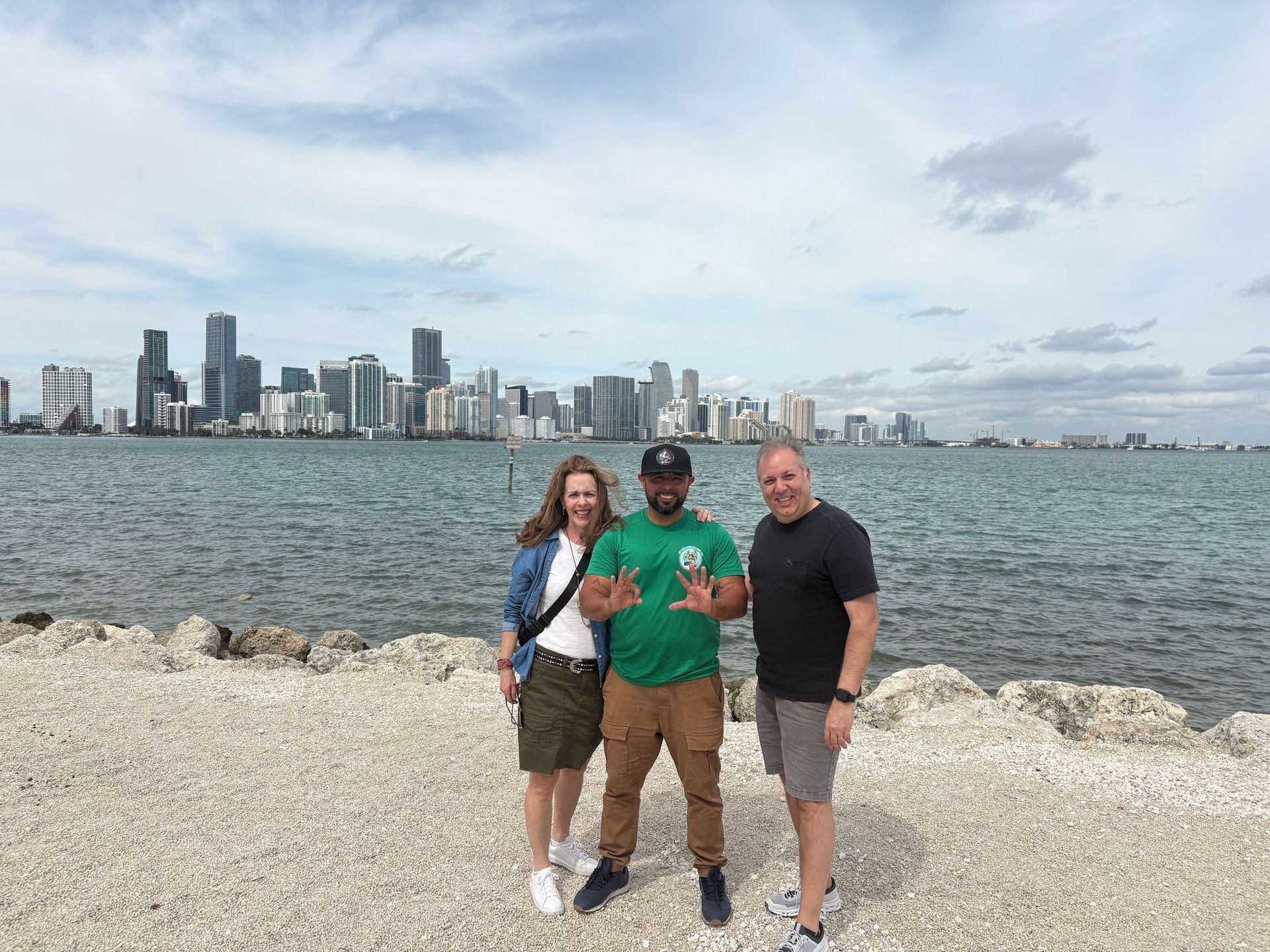 Downtown Miami skyline from the water
