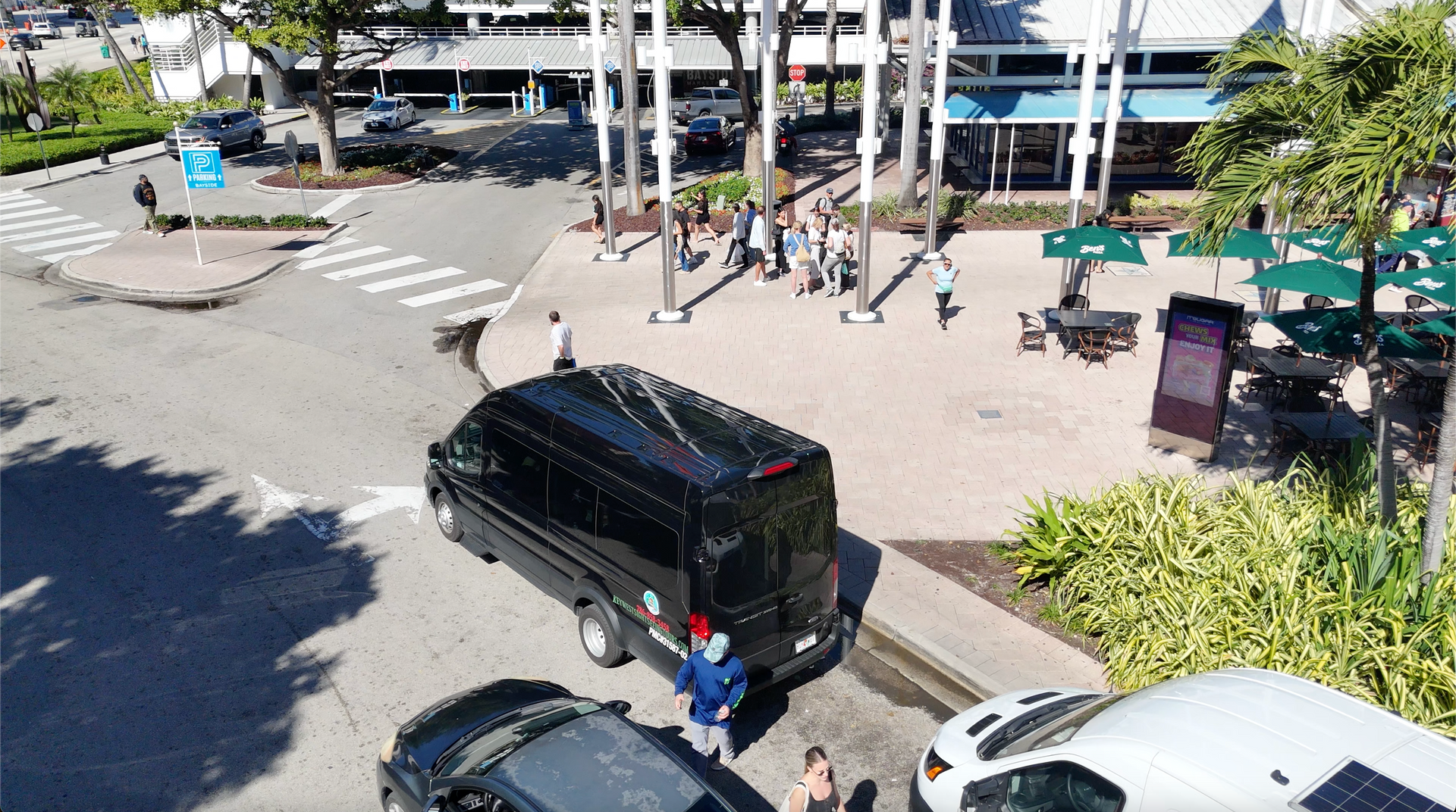 Meeting point of the Miami Tour Bus City tour.