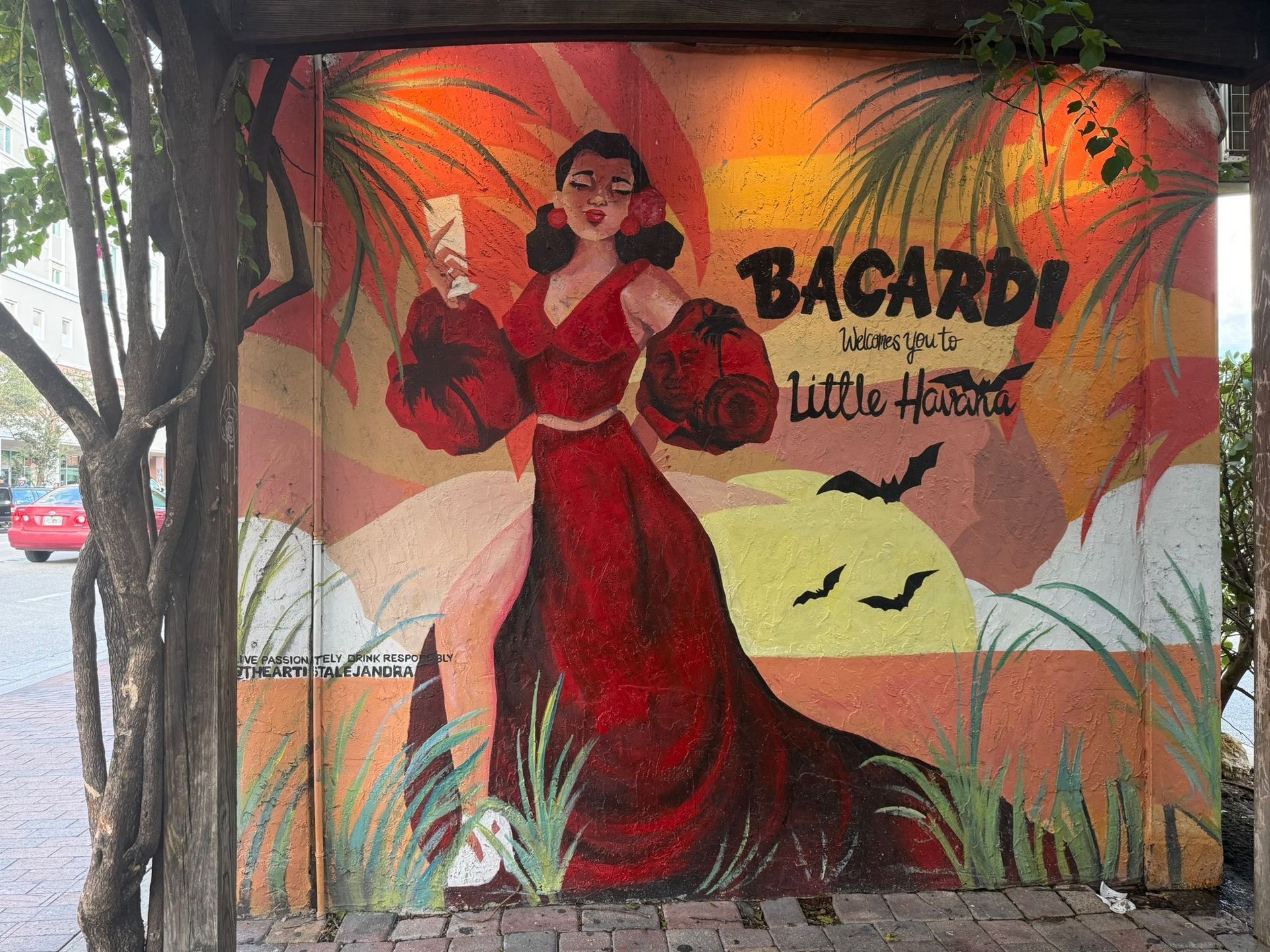 Bacardi Sign in little Havana