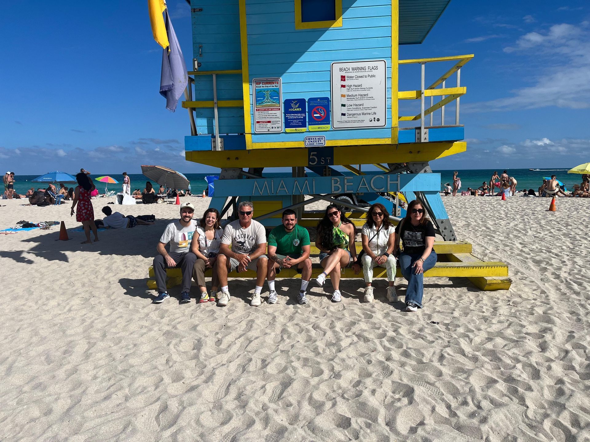 Hop on hop off Miami tour stopping at the real beach
