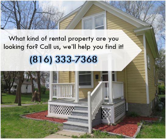 A picture of a house with an arrow pointing to the right that says what kind of rental property are you looking for