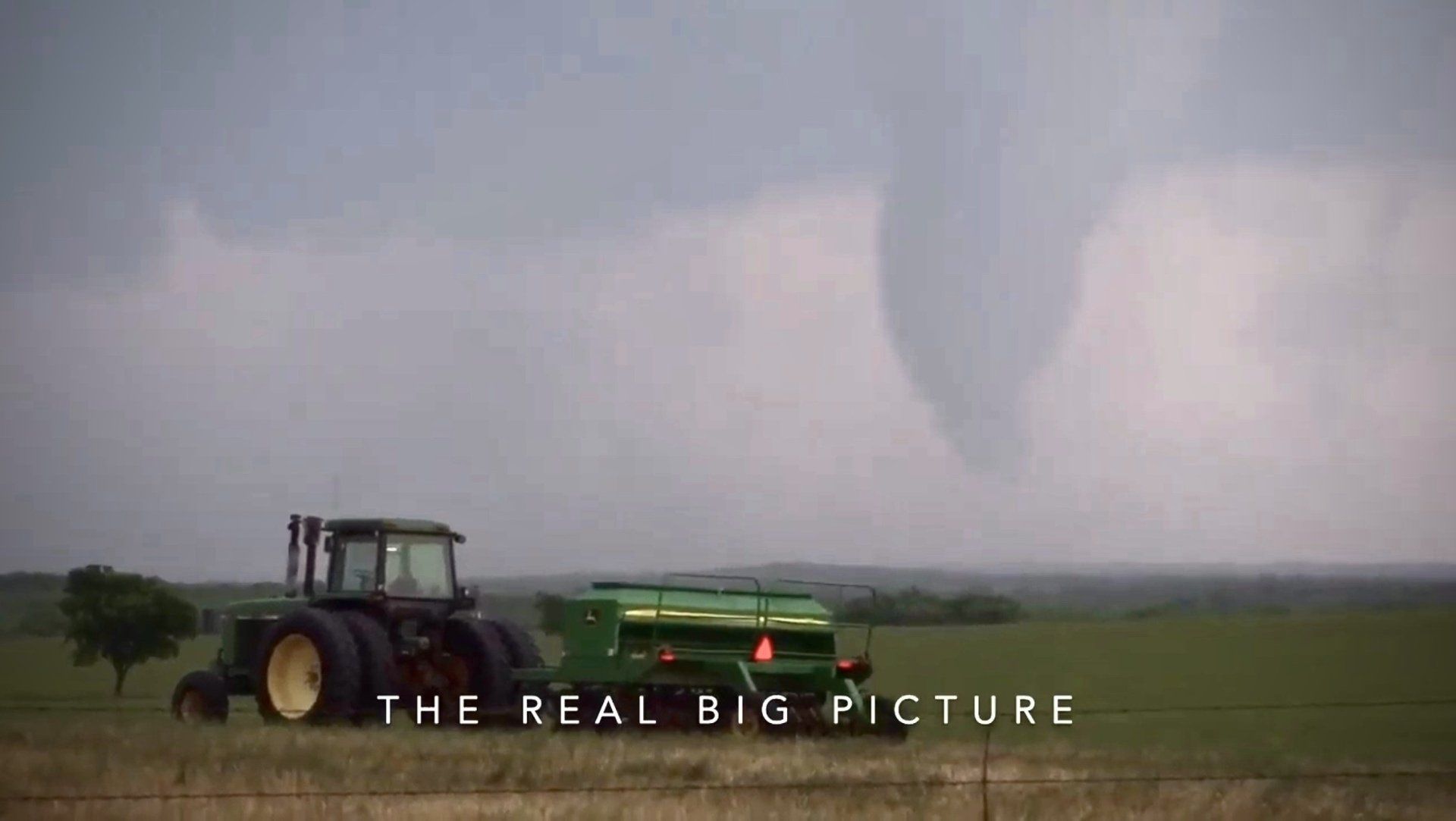Bowie Texas tornado and tractor
