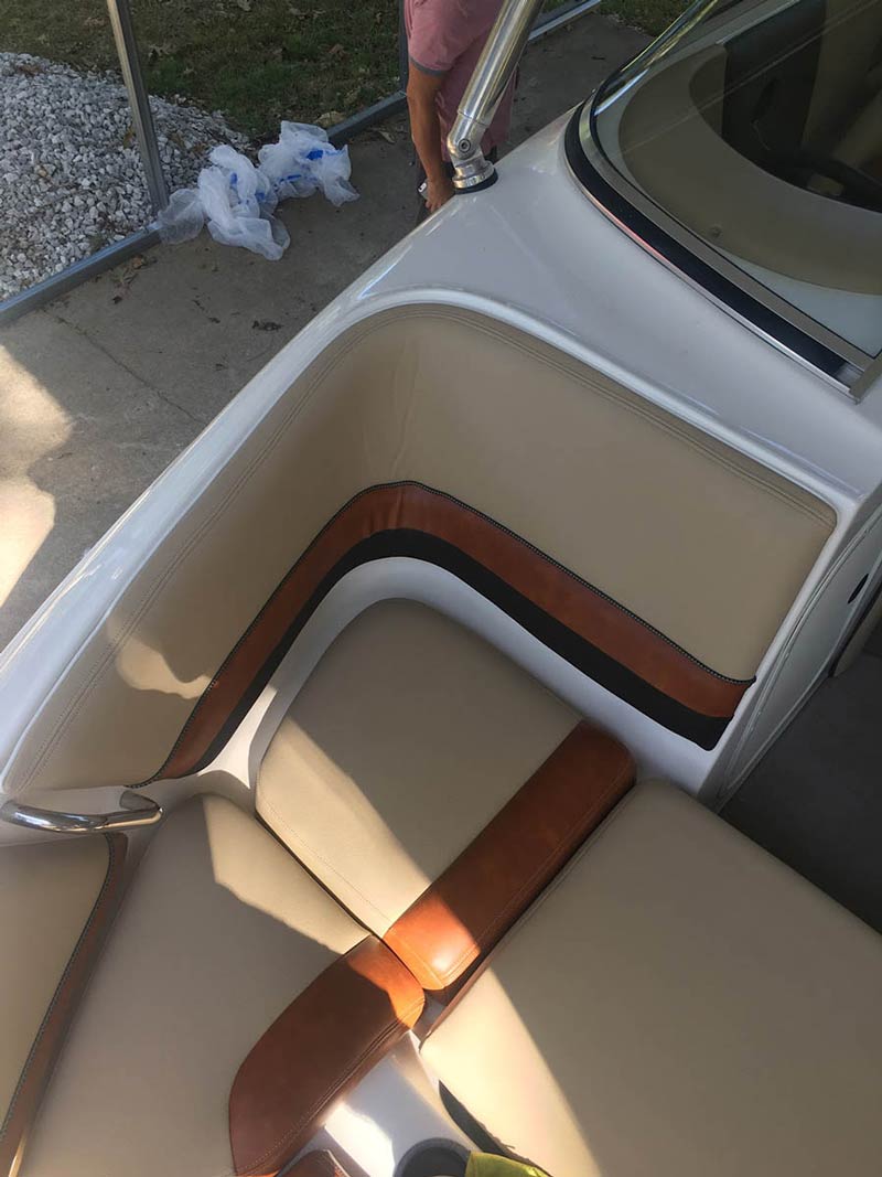 Boat upholstery