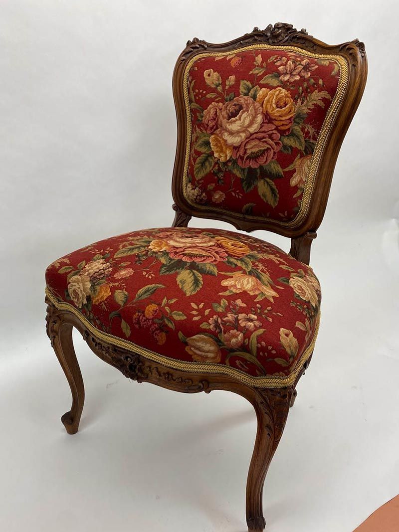 Floral Printed Chair
