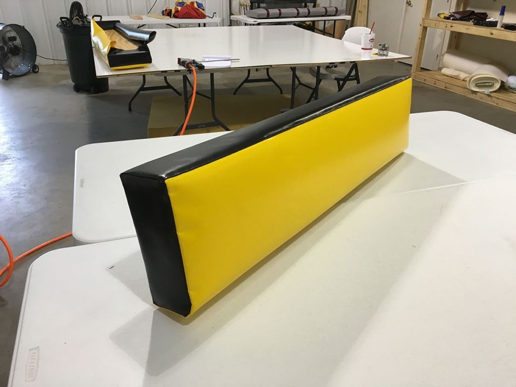 Yellow And Black Upholstery