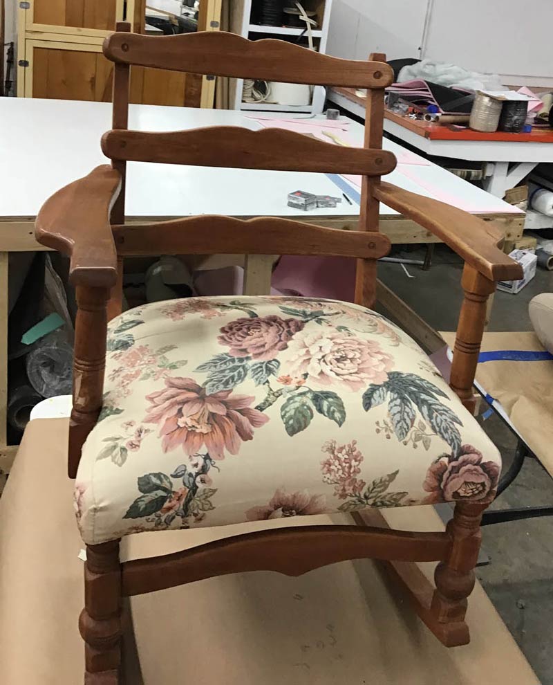 Floral Printed Chair