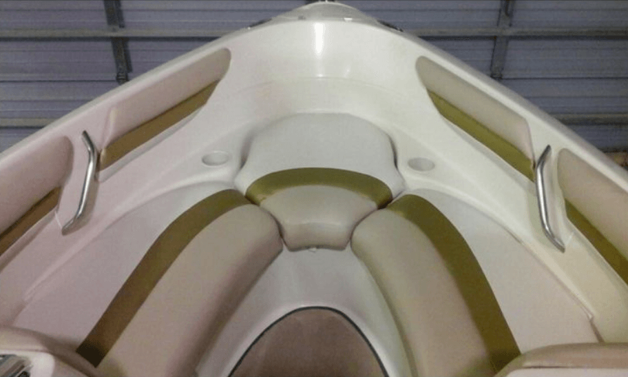 Boat upholstery after