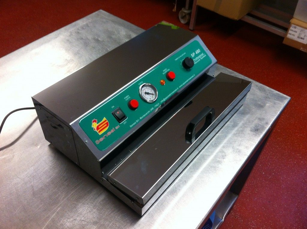 Refurbished used Senesi Vacuum wrapping Machine by Storey Poultry Supplies