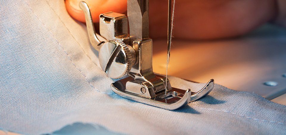 pant stitching using a sewing machine