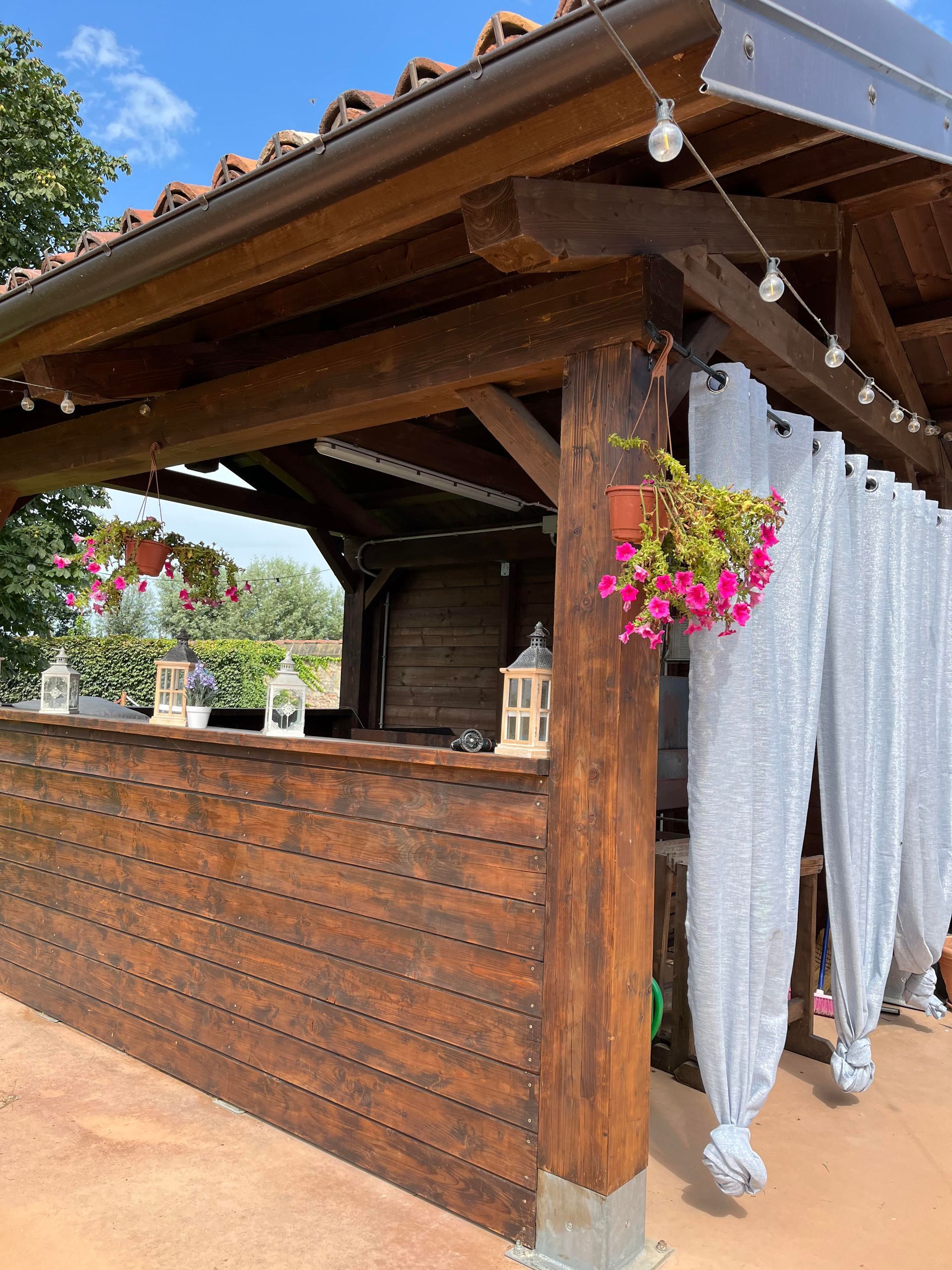 zone de jardin extérieur