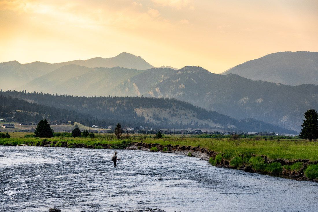 Fly Fishing On The Gallatin River