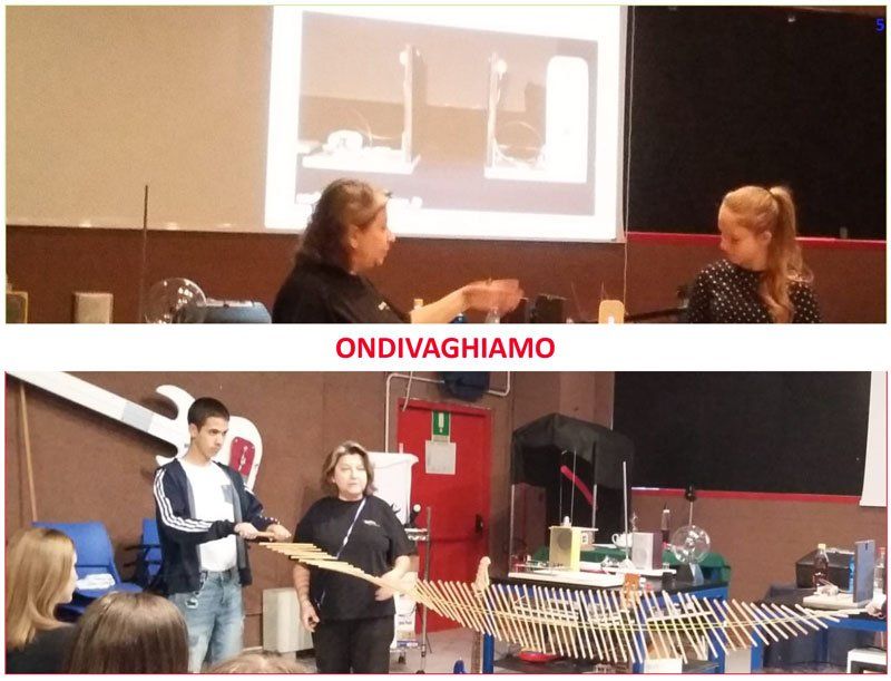 evento con esposizione di fisica
