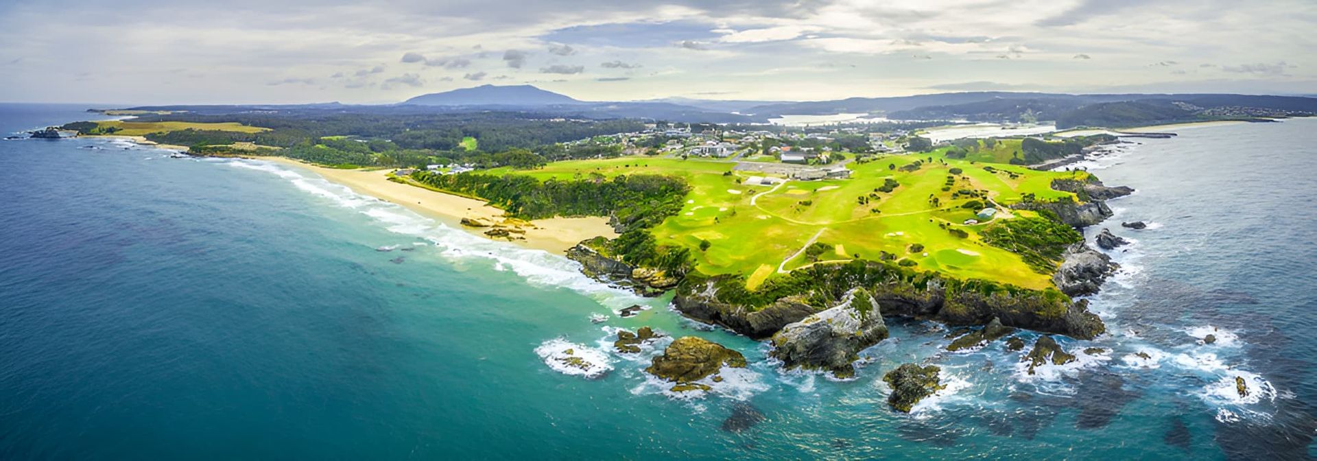 An Aerial View Of A Small Island In The Middle Of The Ocean — Goulburn Solar In Goulburn, NSW