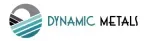 Dynamic Metals logo: gray and teal abstract design with text "DYNAMIC METALS."