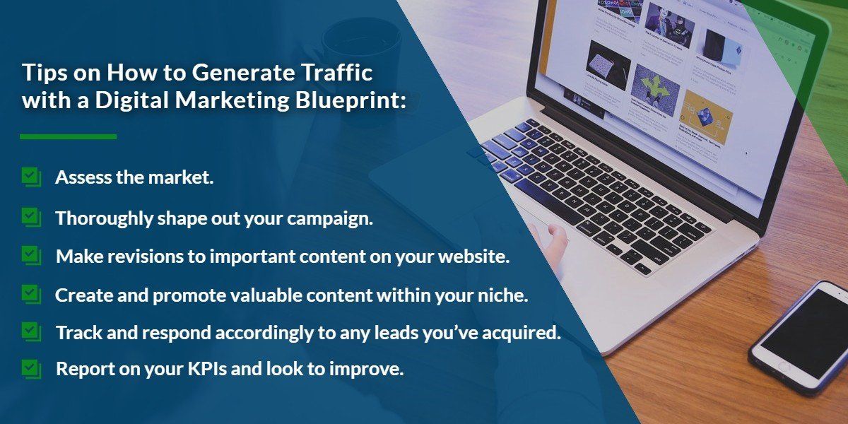 tips on how to generate traffic with a digital marketing blueprint