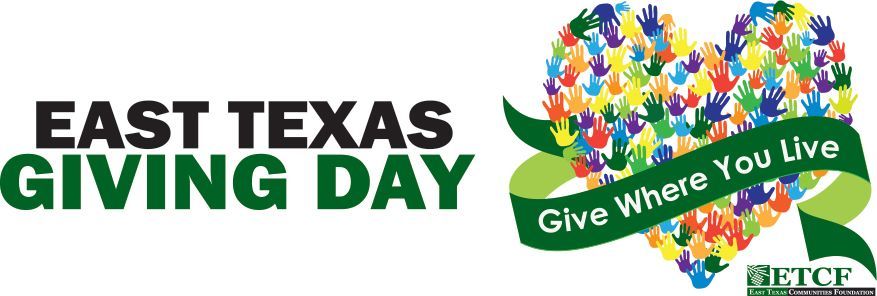 The logo for east texas giving day give where you live