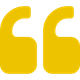 Yellow quotation marks.
