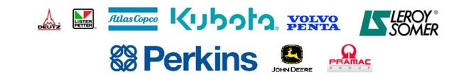 PRAMAC JOHNDEERE Perkins logos