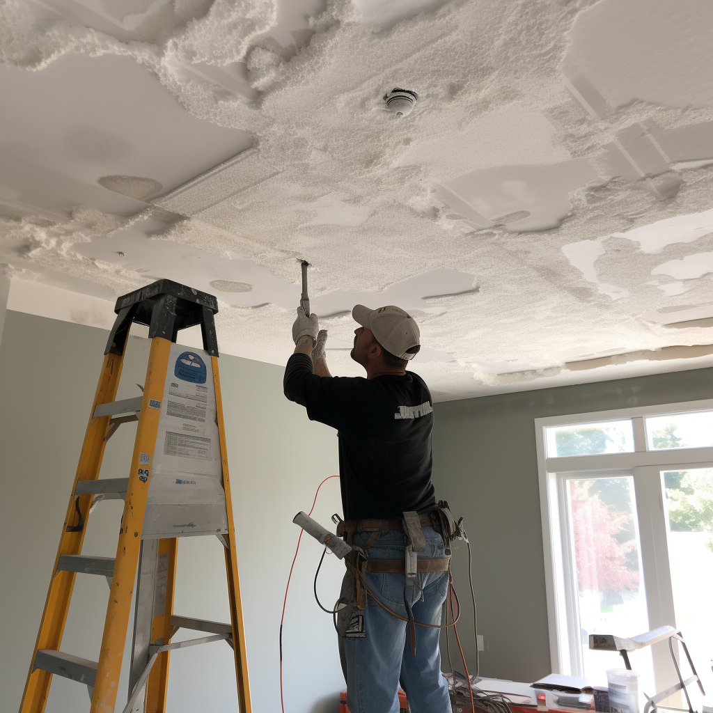 best popcorn ceiling removal and scraping tips