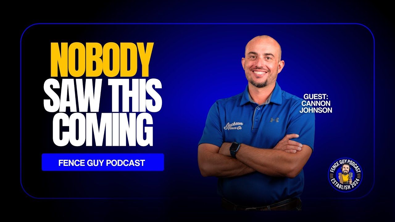 Podcast graphic: Man with arms crossed, next to