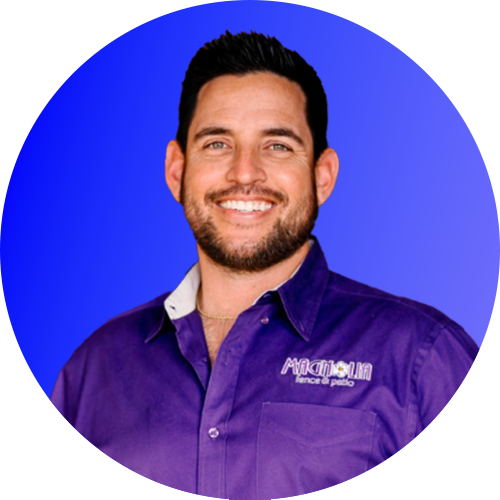 A man wearing a purple shirt that says aquafina on it