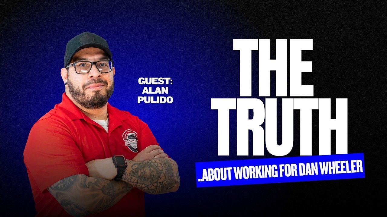 Guest Alan Pulido beside bold title “The Truth About Working for Dan Wheeler”