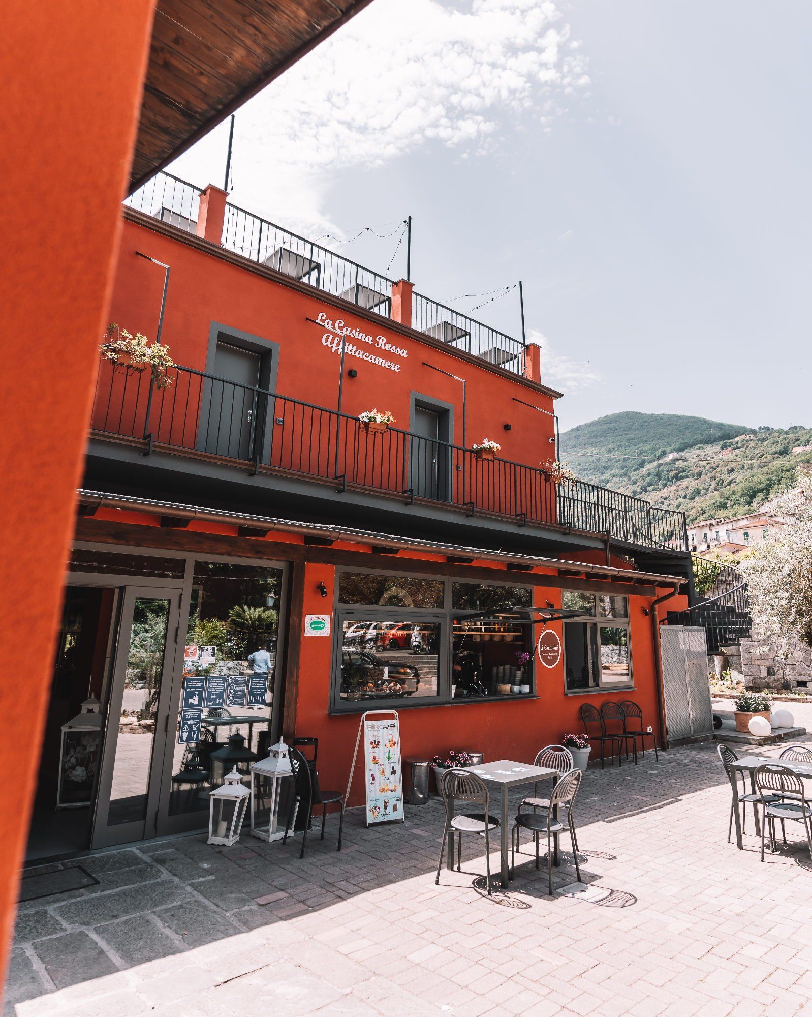 ristorante con giardino fisso La Spezia