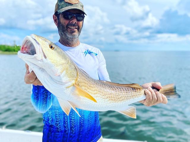 Man with a Big Fish — Crystal River, FL — Crystal River