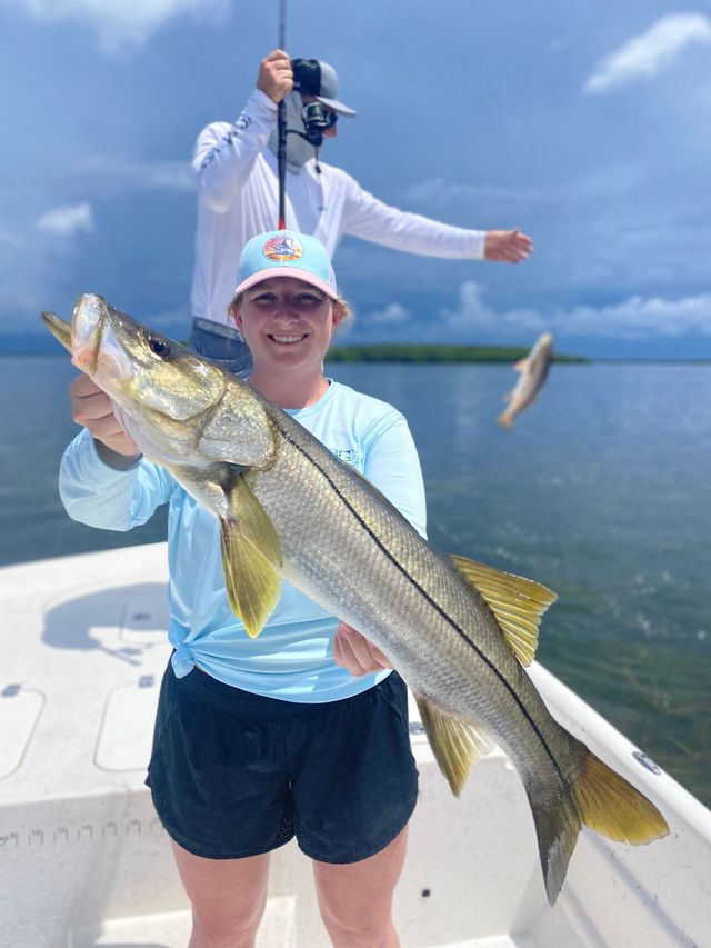 Girl Caught Big Fish — Crystal River, FL — Crystal River