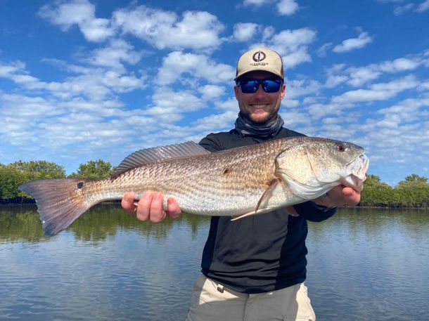 Man Caught Fish — Crystal River, FL — Crystal River