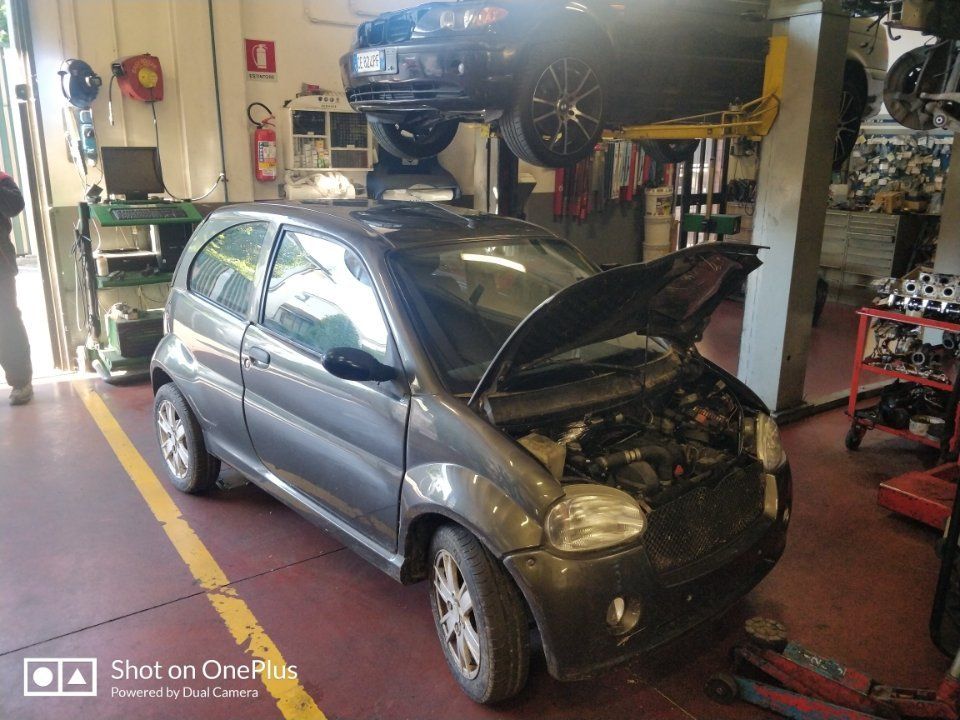 auto in officina
