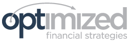 The logo for optimized financial strategies is shown on a white background.
