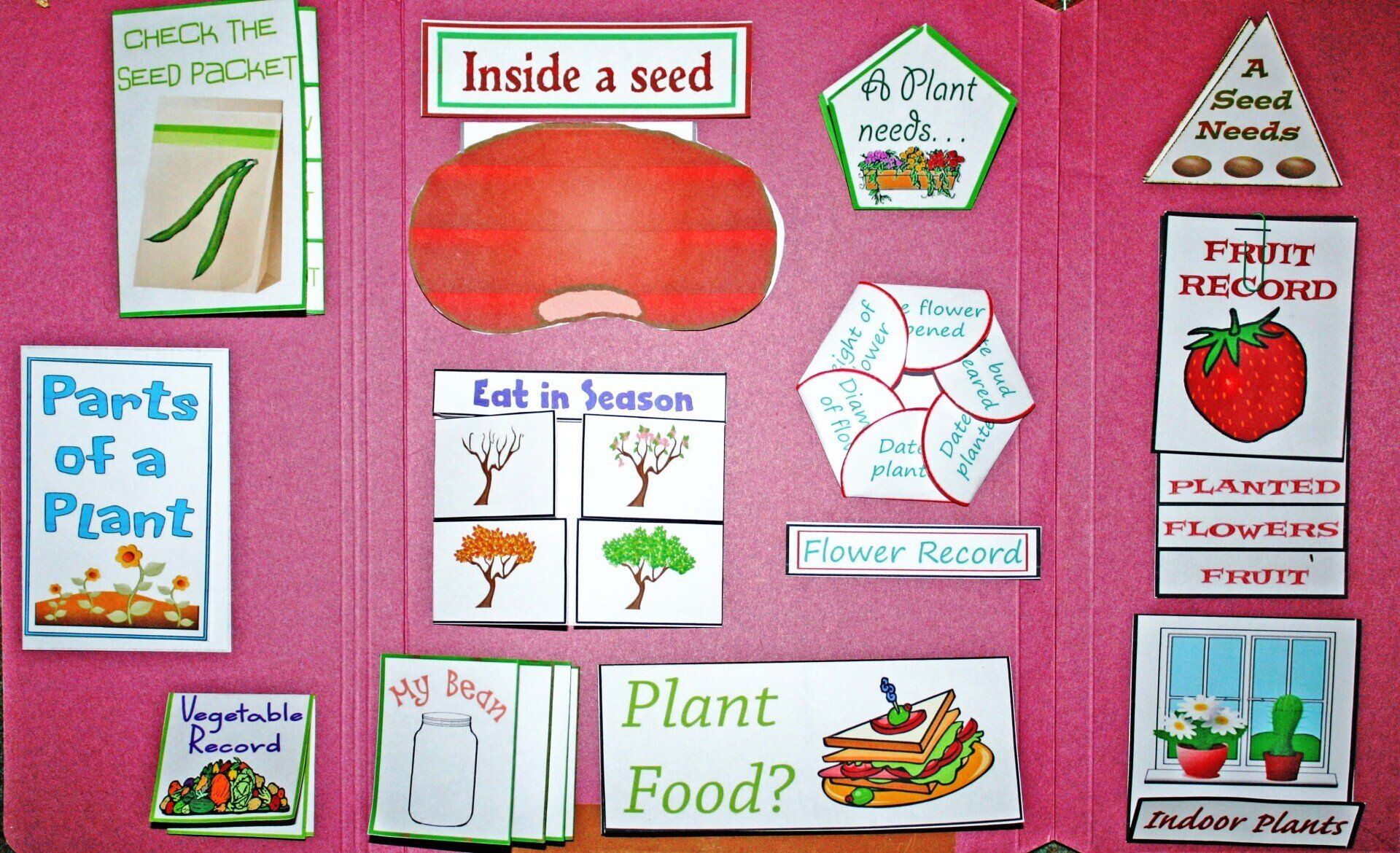 sowing and planting lapbook