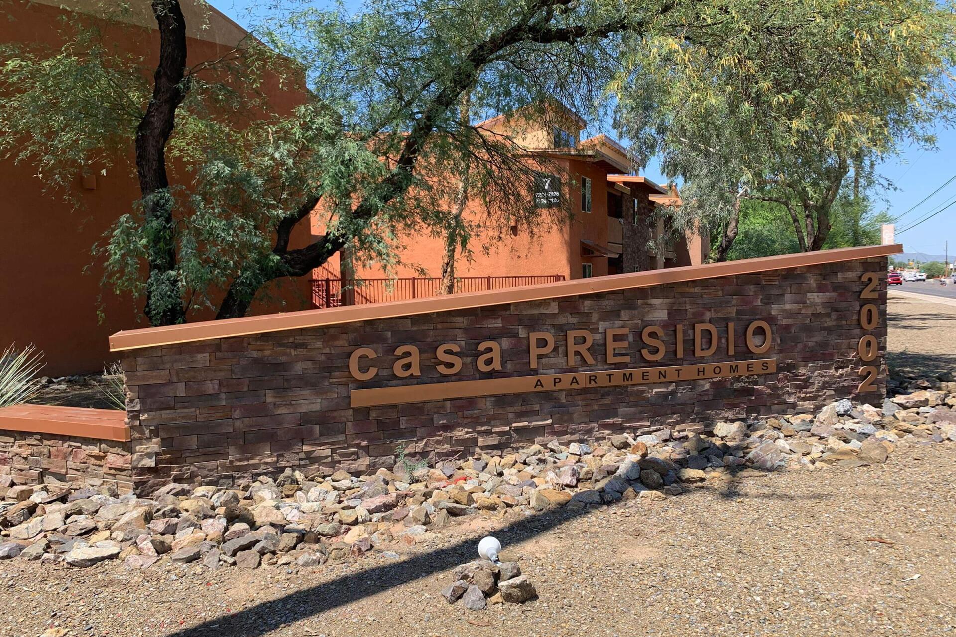 Photo of Casa Presidio Sign
