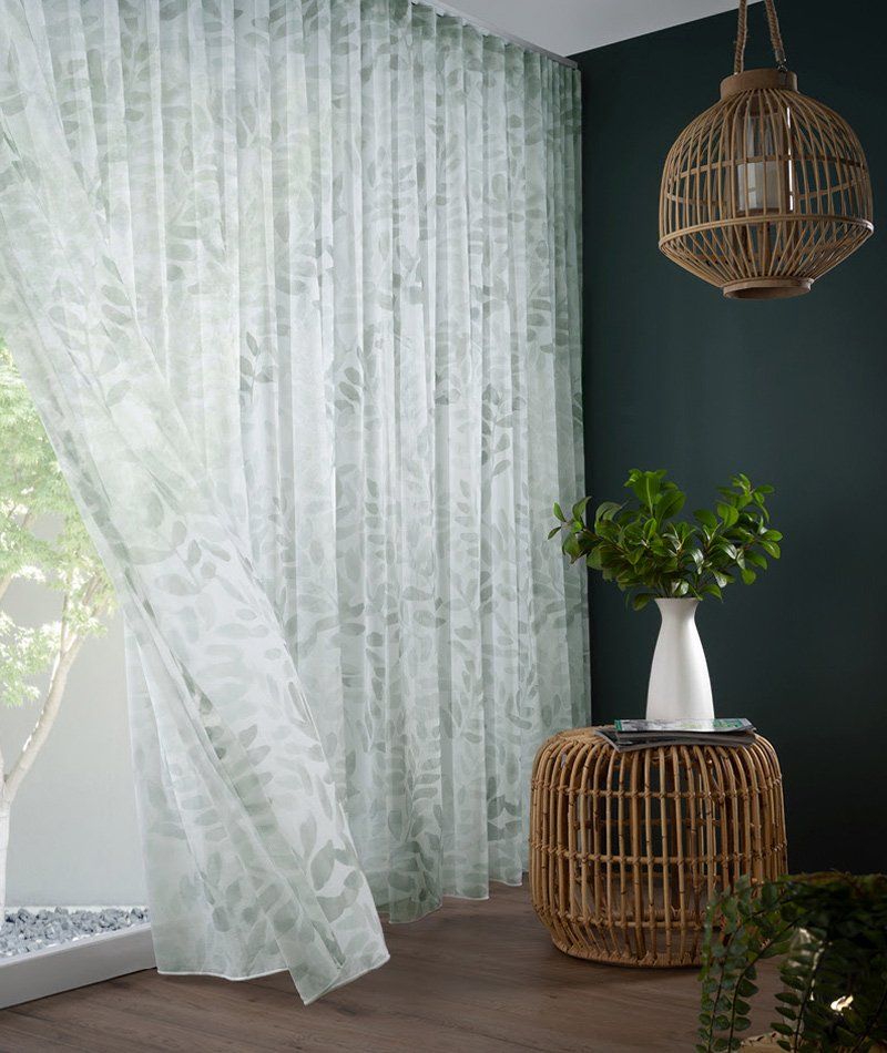 Pencil pleat curtains at a home near Devonport