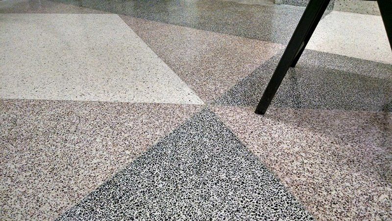 Flooring with Triangular Design — Richmond, VA — Epoxy Systems LLC