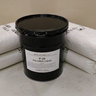 Epoxy Cement With Bucket Of Polymer Liquid — Richmond, VA — Epoxy Systems LLC