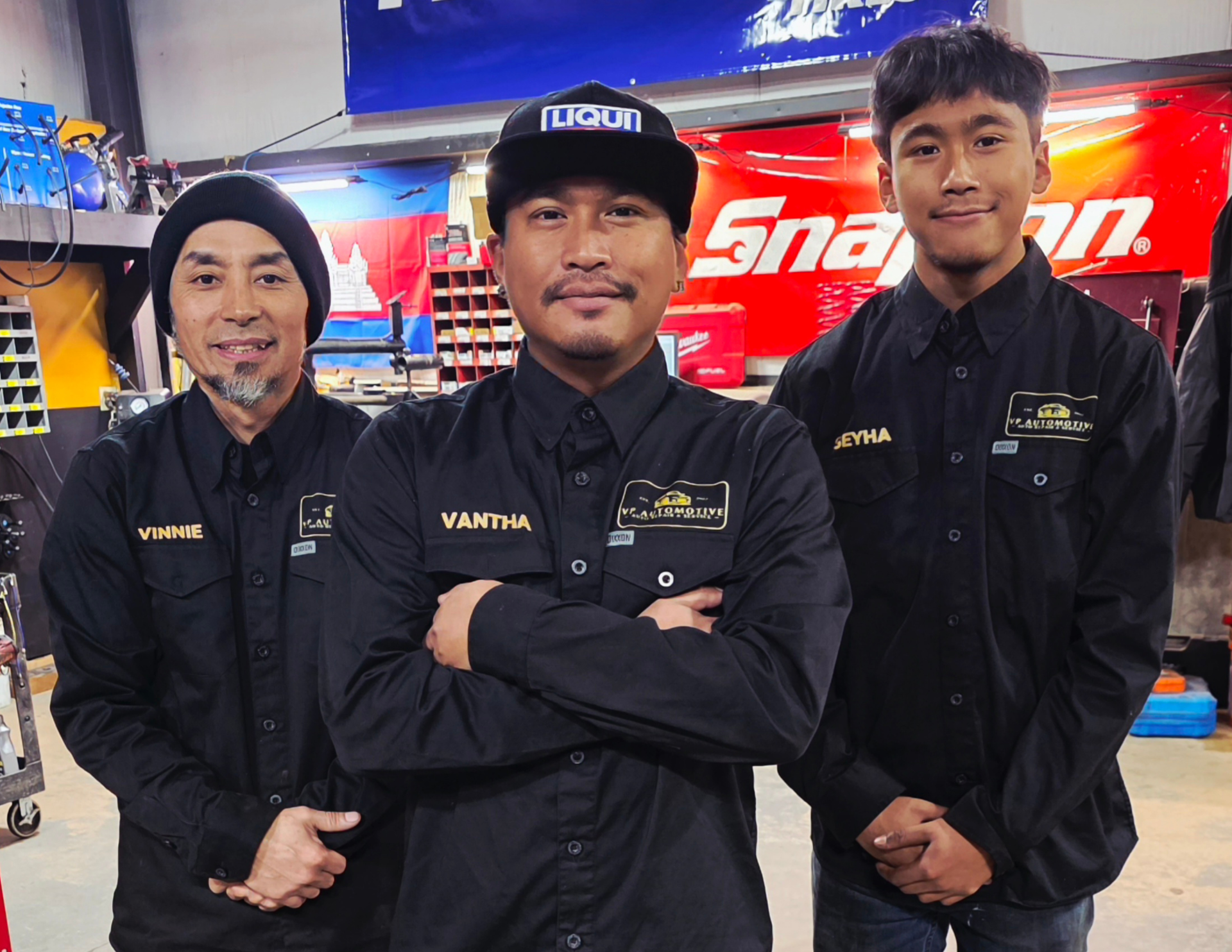 The VP Automotive team in the shop | VP Automotive