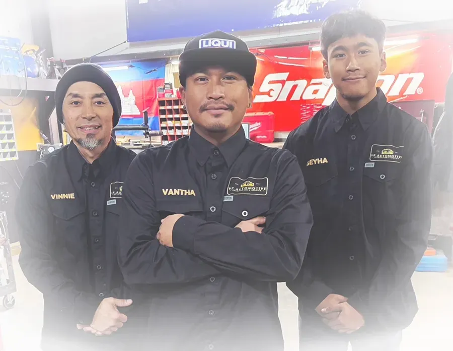 The VP Automotive team in the shop | VP Automotive
