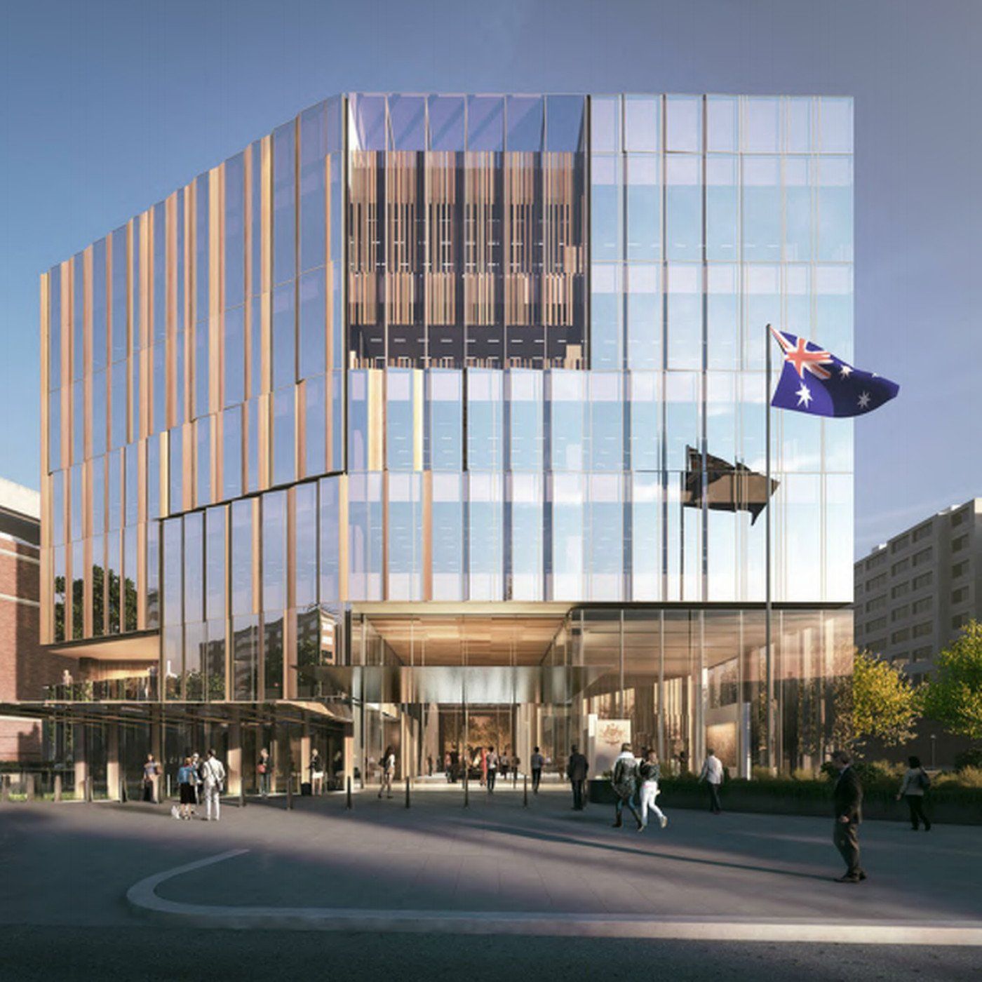 An artist 's impression of the new building