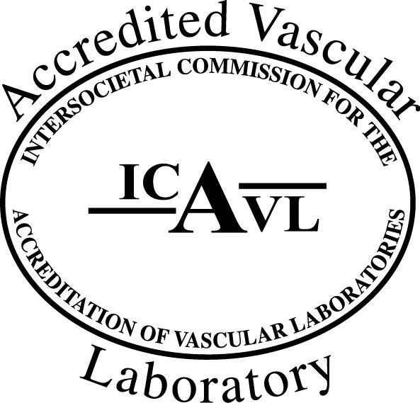The logo for the accredited vascular commission for the accreditation of vascular laboratories