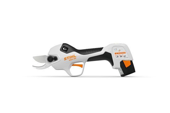 White And Black Stihl Asa 20 Cordless Pruning Shears — Stihl Shop Atherton In Atherton, QLD
