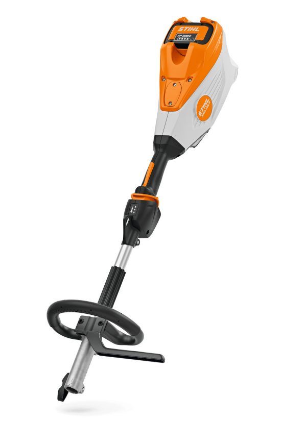 Orange and White Battery-powered Stihl Pole Pruner — Stihl Shop Atherton In Atherton, QLD