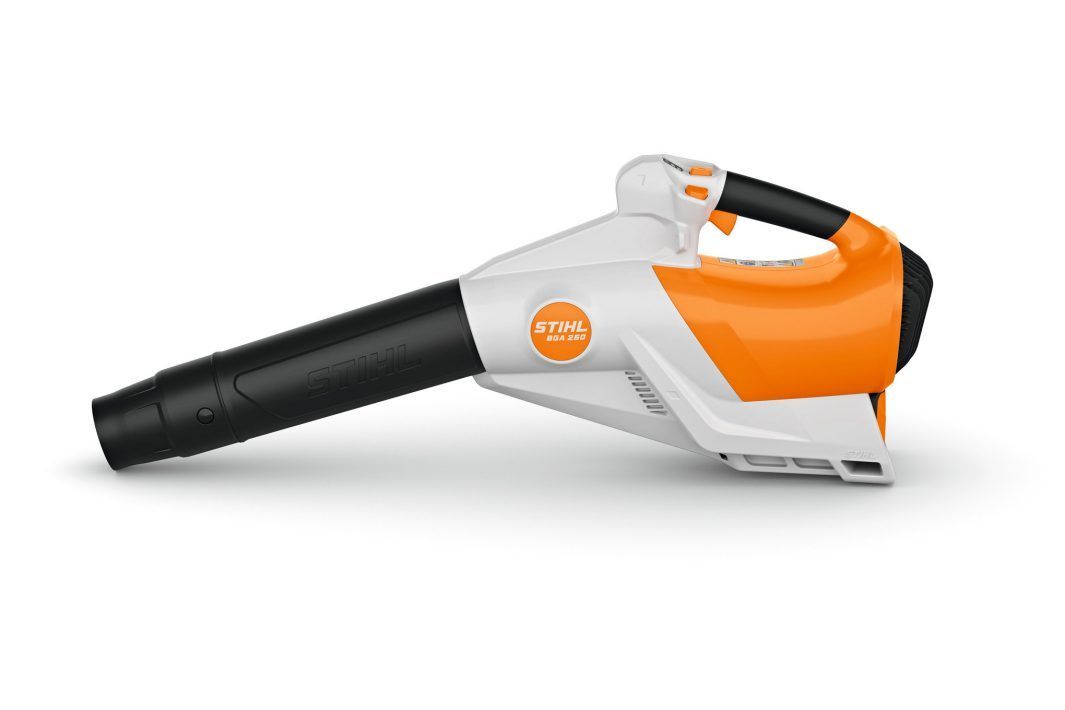 Battery-powered, Orange and White Stihl Leaf Blower — Stihl Shop Atherton In Atherton, QLD