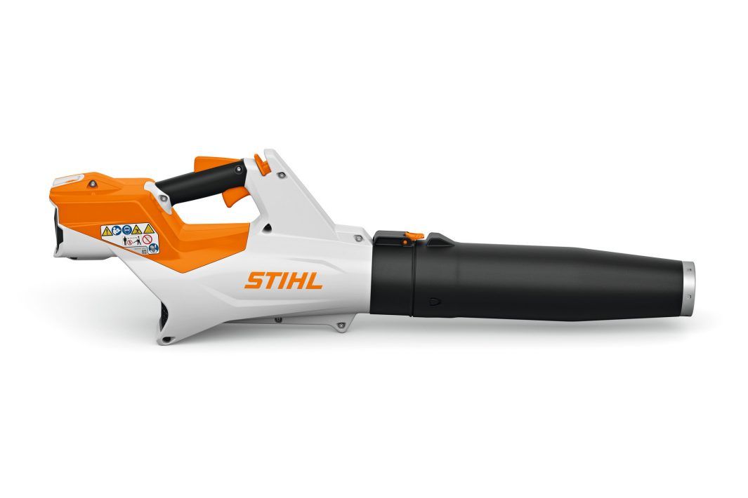 White and Orange Stihl Handheld Cordless Leaf Blower — Stihl Shop Atherton In Atherton, QLD