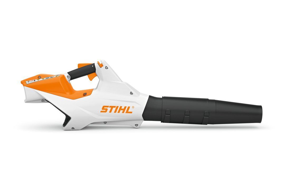White and Orange Stihl Battery-powered Leaf Blower — Stihl Shop Atherton In Atherton, QLD