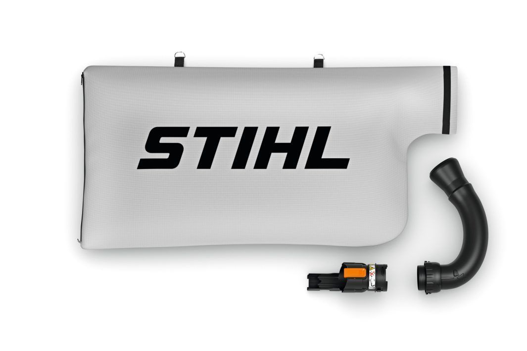 White Stihl Leaf Blower Collection Bag and Components — Stihl Shop Atherton In Atherton, QLD